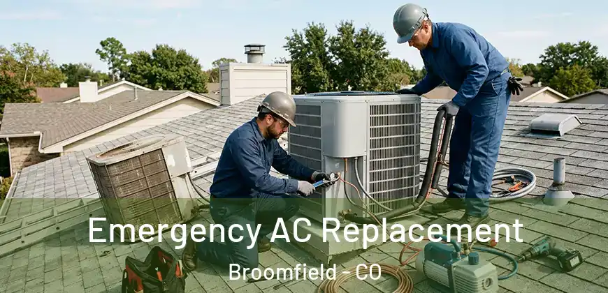 Emergency AC Replacement Broomfield - CO